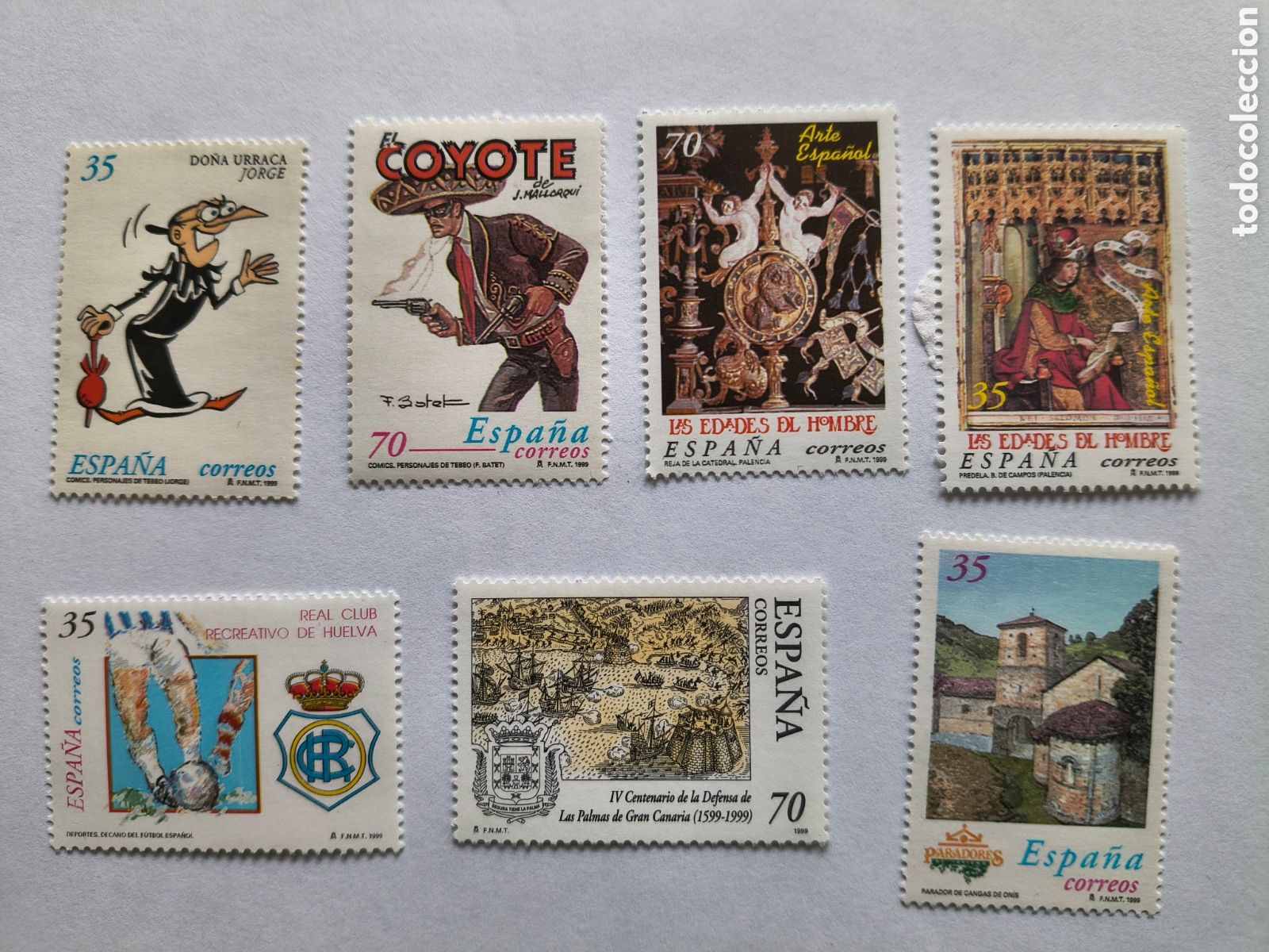 Sellos: Sellos Espa&ntilde;a 1999 - 10 unidades de cada valor