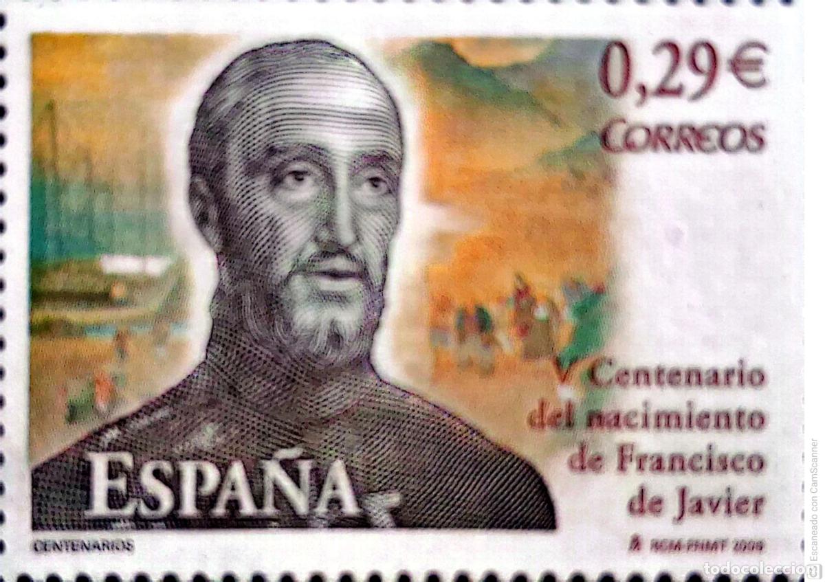 Sellos: Espa&ntilde;a. 4081 San Francisco Javier 2006. Oferta bajo facial