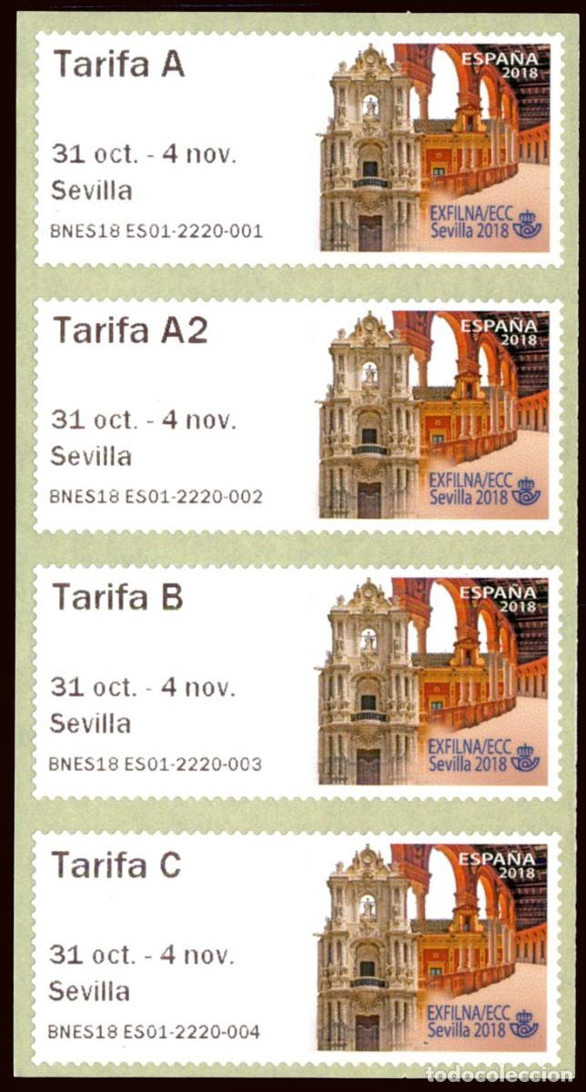 Sellos: Espa&ntilde;a - ATMs - Edi ** 220/23 - 2018 - Exfilna - ECC - 4 valores
