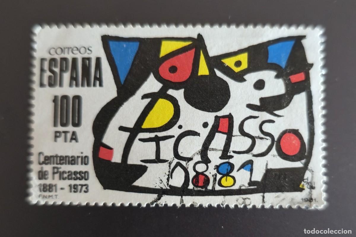 Sellos: sello de Espa&ntilde;a 1981 - Centenario del nacimiento de Pablo Ruiz Picasso (1881&ndash;1973)