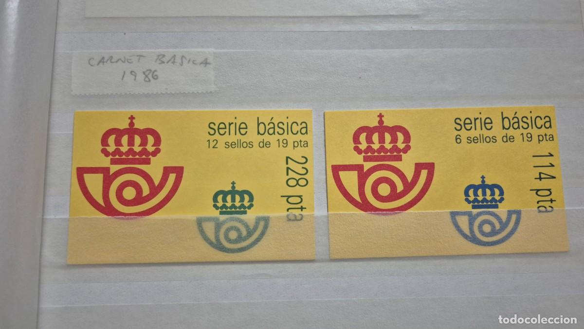 Sellos: LOTE SELLOS ESPA&Ntilde;A A&Ntilde;O 1986 CARN&Eacute; JUAN CARLOS I