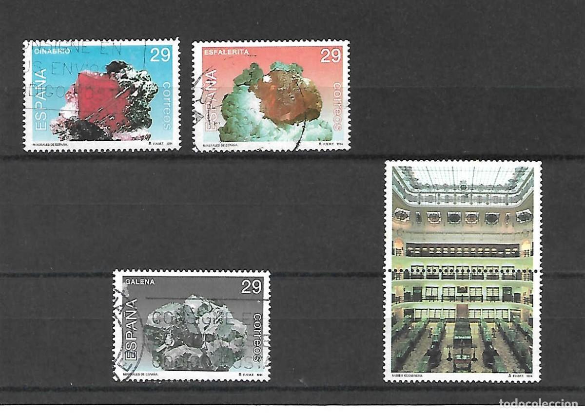 Sellos: Minerales de Espa&ntilde;a. sellos emit. 25-2-1994