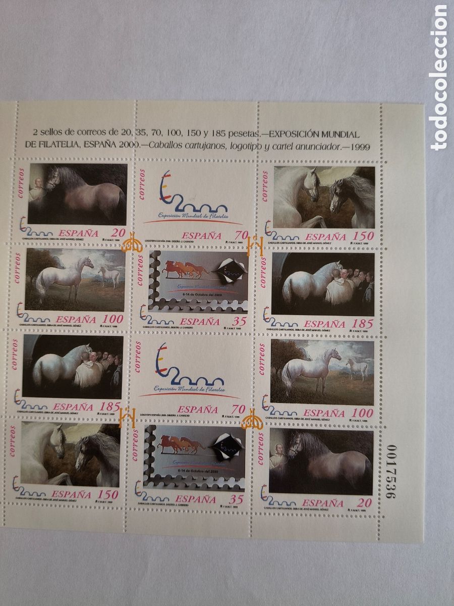 Sellos: Sellos Espa&ntilde;a 1999 - 5 unidades de cada emision