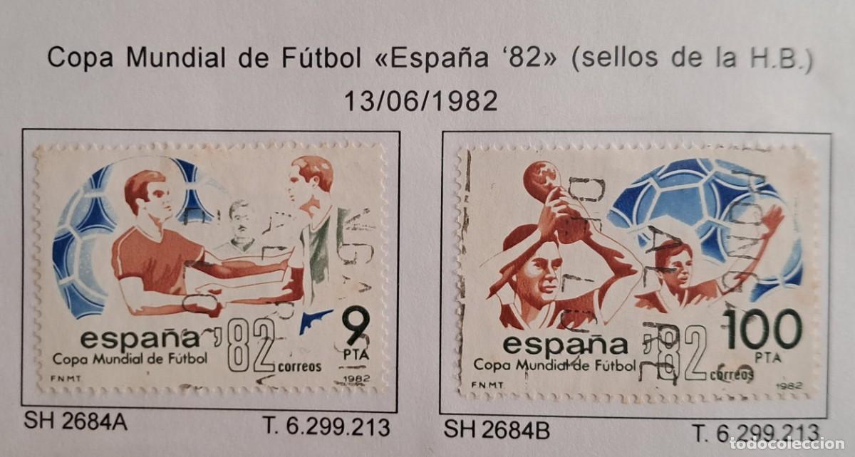 Sellos: serie completa de sellos de Espa&ntilde;a usados, copa mundial de futbol Espa&ntilde;a 82, edifil SH2684, a&ntilde;o 1982