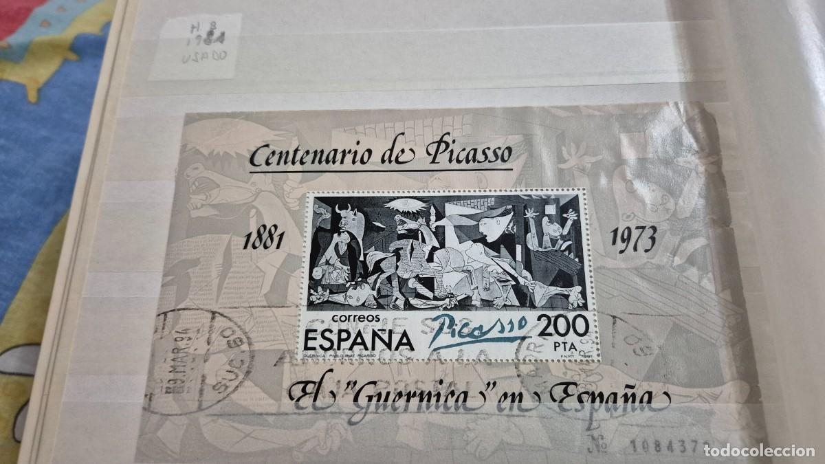 Sellos: LOTE SELLOS ESPA&Ntilde;A HOJA BLOQUE A&Ntilde;O 1981 CENTENARIO DE EL GUERNICA USADO
