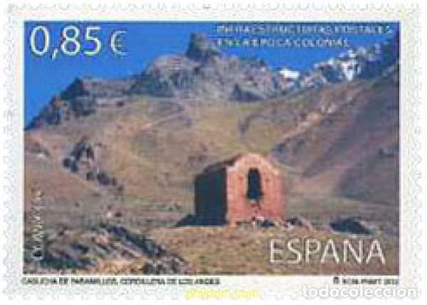 Sellos: 287639 MNH ESPA&Ntilde;A 2012 INFRAESTRUCTURAS POSTALES EN LA &Eacute;POCA COLONIAL