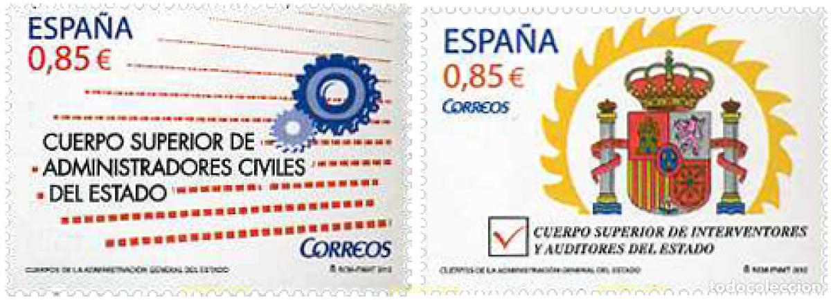 Sellos: 287641 MNH ESPA&Ntilde;A 2012 CUERPO SUPERIOR DE ADMINISTRACIONES CIVILES DEL ESTADO