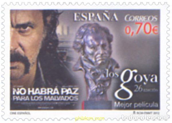 Sellos: 276060 MNH ESPA&Ntilde;A 2012 PREMIOS GOYA A LA MEJOR PELICULA