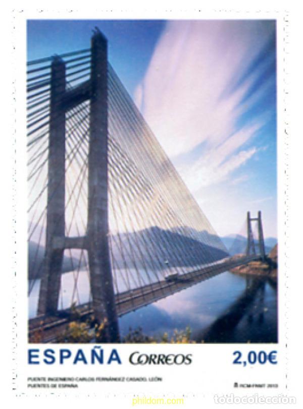 Sellos: 306976 MNH ESPA&Ntilde;A 2013 PUENTES DE ESPA&Ntilde;A.EL PUENTE INGENIERO CARLOS FERN&Aacute;NDEZ CASADO. LEON.