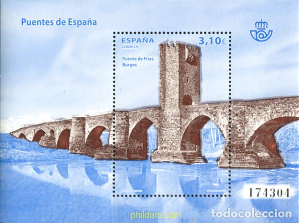 Sellos: 306954 MNH ESPA&Ntilde;A 2013 PUENTE DE ESPA&Ntilde;A. PUENTE DE FRIAS, BURGOS.