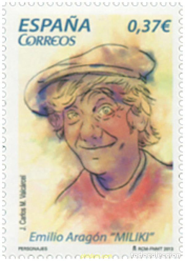 Sellos: 302096 MNH ESPA&Ntilde;A 2013 EMILIO ARAG&Oacute;N. MILIKI.