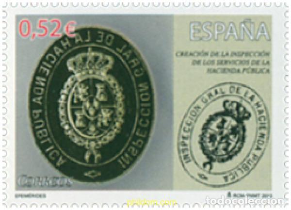 Sellos: 302093 MNH ESPA&Ntilde;A 2013 CREACI&Oacute;N DE LA INSPECCI&Oacute;N DE LOS SERVICIOS DE LA HACIENDA P&Uacute;BLICA