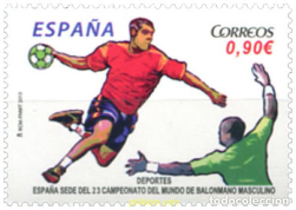 Sellos: 297517 MNH ESPA&Ntilde;A 2013 23 CAMPEONATOS DEL MUNDO DE BALONMANO MASCULINO