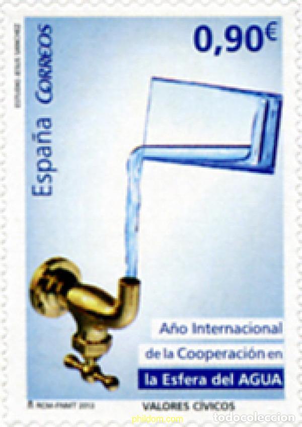Sellos: 294634 MNH ESPA&Ntilde;A 2013 VALORES CIVICOS - A&Ntilde;O INTERNACIONAL DE LA COOPERACION EN LA ESFERA DEL AGU
