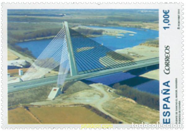 Sellos: 798136 MNH ESPA&Ntilde;A 2013 PUENTES DE ESPA&Ntilde;A. PUENTE DE SANCHO EL MAYOR, NAVARRA Y PUENTE DE PUENTECI