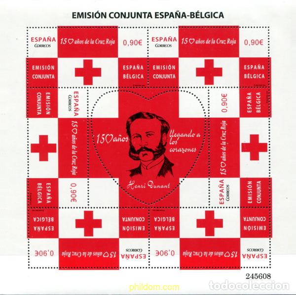 Sellos: 306972 MNH ESPA&Ntilde;A 2013 150 A&Ntilde;OS DE LA CRUZ ROJA