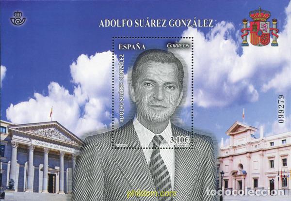 Sellos: 309099 MNH ESPA&Ntilde;A 2013 PRESIDENTES DE GOBIERNO DE ESPA&Ntilde;A. ADOLFO SU&Aacute;REZ