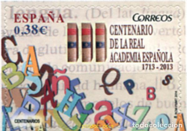 Sellos: 312041 MNH ESPA&Ntilde;A 2014 III CENTENARIO DE LA REAL ACADEMIA ESPA&Ntilde;OLA