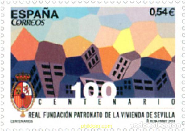 Sellos: 312038 MNH ESPA&Ntilde;A 2014 CENTENARIO DE LA REAL FUNDACION DEL PATRONATO DE LA VIVIENDA EN SEVILLA