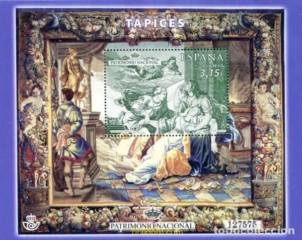 Sellos: 322526 MNH ESPA&Ntilde;A 2014 PATRIMONIO NACIONAL - TAPICES. MUERTE DE DIDO SIGLO XVII