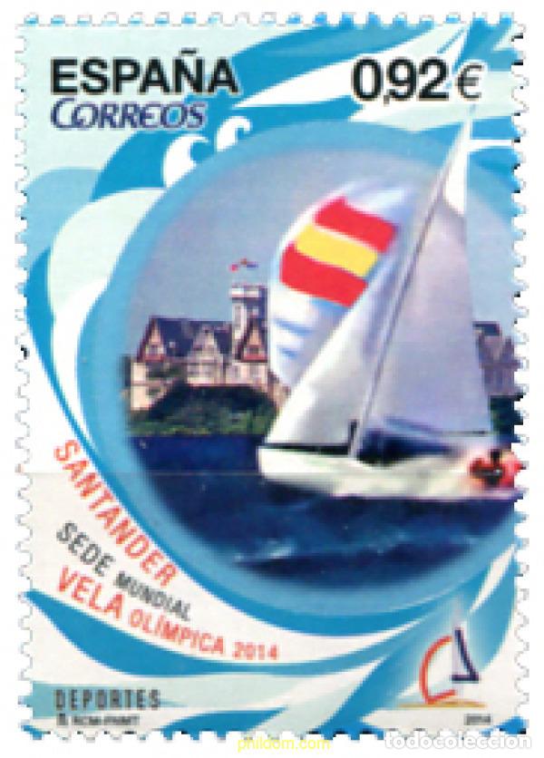 Sellos: 322522 MNH ESPA&Ntilde;A 2014 SANTANDER SEDE NACIONAL DE VELA OLIMPICA