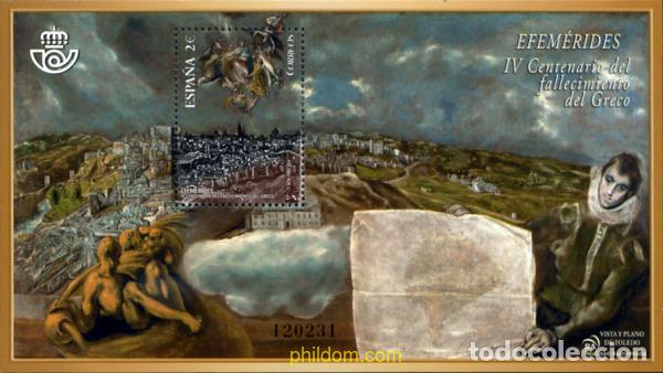 Sellos: 319076 MNH ESPA&Ntilde;A 2014 IV CENTENARIO DEL FALLECIMIENTO DE EL GRECO