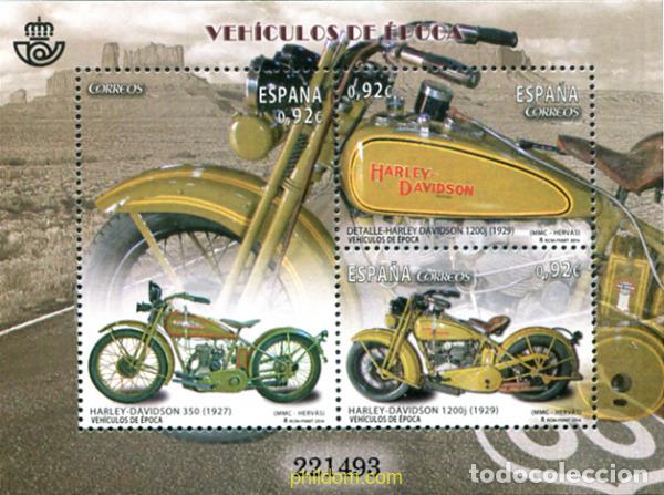Sellos: 322530 MNH ESPA&Ntilde;A 2014 HARLEY DAVIDSON