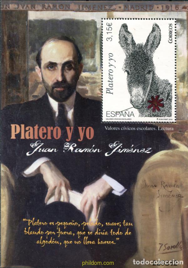 Sellos: 323861 MNH ESPA&Ntilde;A 2014 PLATERO Y YO DE JUAN RAMON GIMENEZ