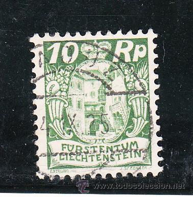 Sellos: liechtenstein   66 usada, castillo de vaduz - Foto 1