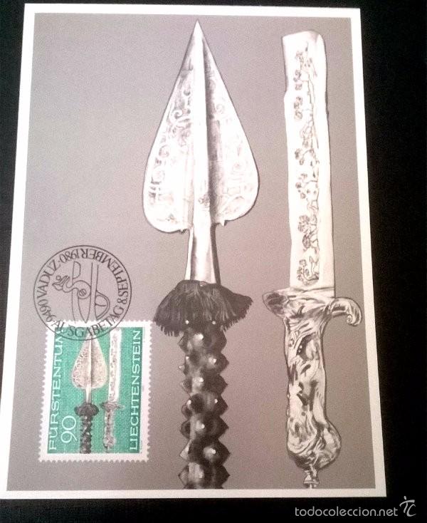 Sellos: TARJETA MAXIMA  LIECHTENSTEIN 8 - Foto 1