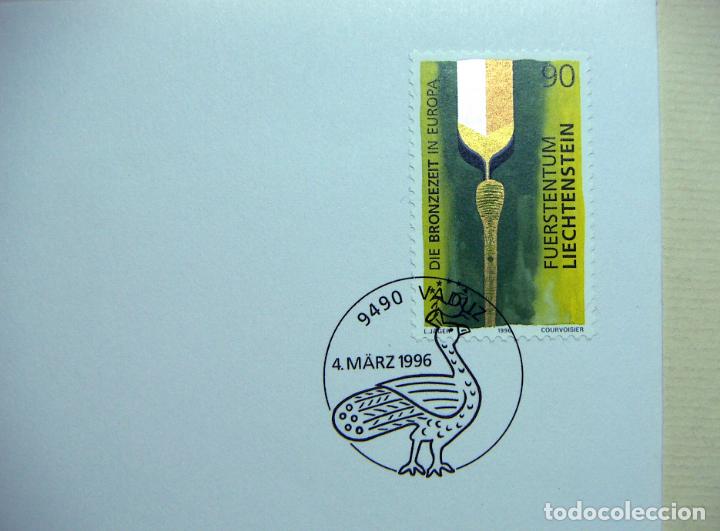 Sellos: SOBRE PRIMER DIA LIECHTENSTEIN 1996 - Foto 2