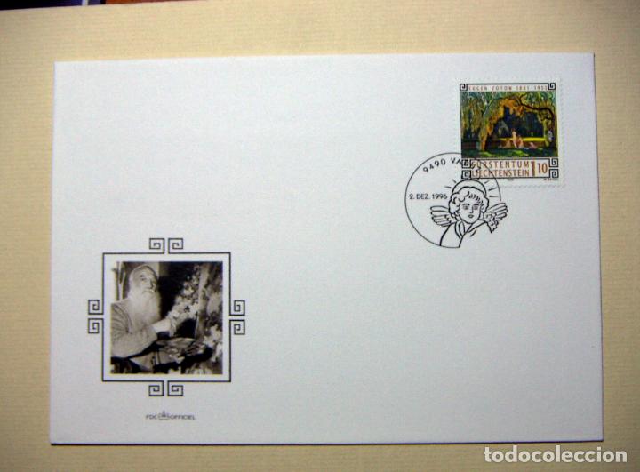 Sellos: SOBRE PRIMER DIA LIECHTENSTEIN 1996 - Foto 1