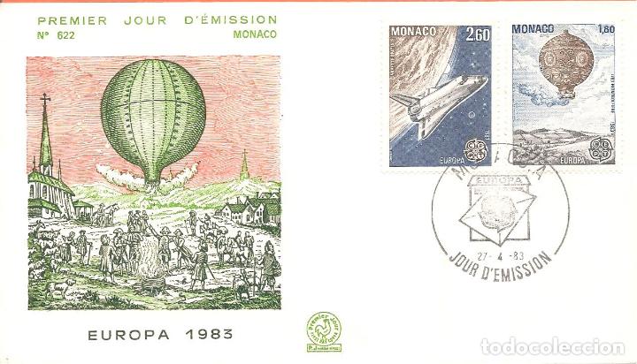 Sellos: SPD -FDC, MONACO, 1983, TEMA EUROPA - Foto 1