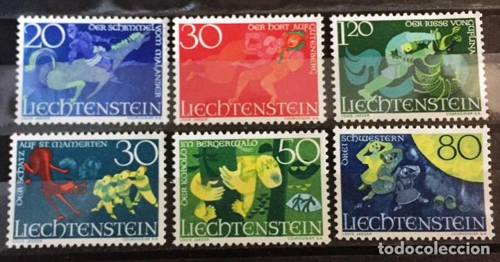 Sellos: LIECHTENSTEIN, leyendas - Foto 1