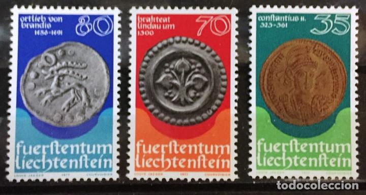 Sellos: LIECHTENSTEIN, monedas - Foto 1