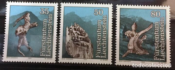 Sellos: LIECHTENSTEIN, leyendas - Foto 1