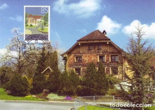 Sellos: [B0183] Liechtenstein 2005, MaxiCard Edificios protegidos (N) - Foto 1