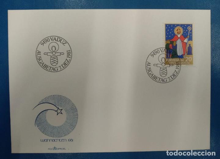 Sellos: LIECHTENSTEIN 1981.San Nicol&aacute;s. Navidad 1981 - Foto 1