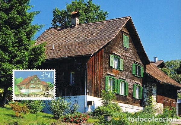 Sellos: [B0209] Liechtenstein 2006, MaxiCard Edificios protegidos (N) - Foto 1