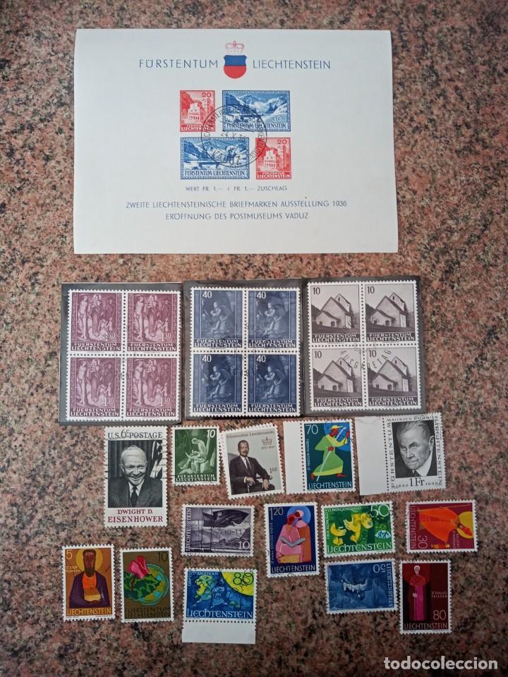 Sellos: LOTE DE SELLOS DE LIECHTENSTEIN - Foto 1
