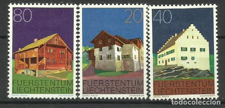 Sellos: LIECHTENSTEIN - 1978 ** EDIFICIOS - Foto 1