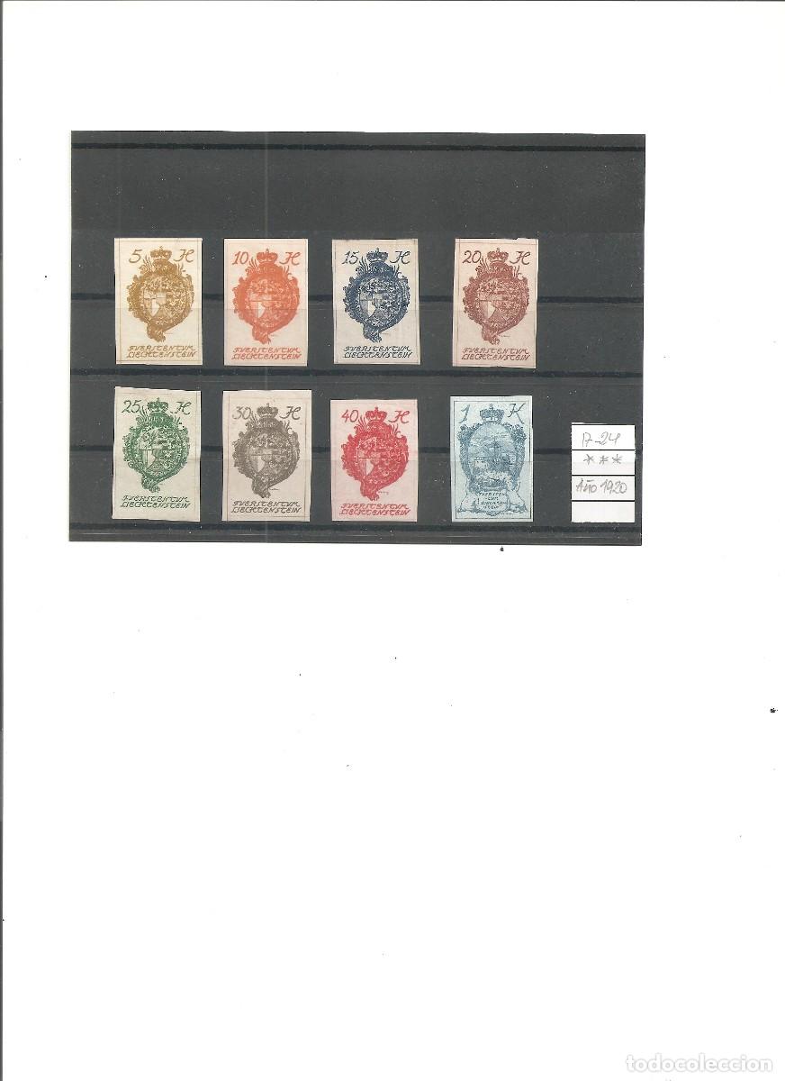 Sellos: LIECHTENSTEIN. ESCUDOS. - Foto 1