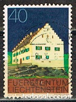 Sellos: Liechtenstein Ivert n&ordm; 644, Edificios: Convento de Bendern, usado - Foto 1