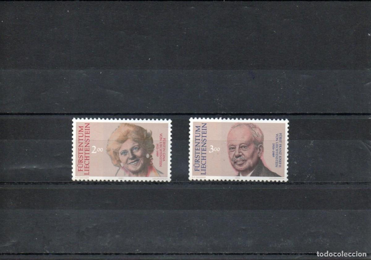Sellos: LIECHTENSTEIN. SELLOS DE LUTO. - Foto 1