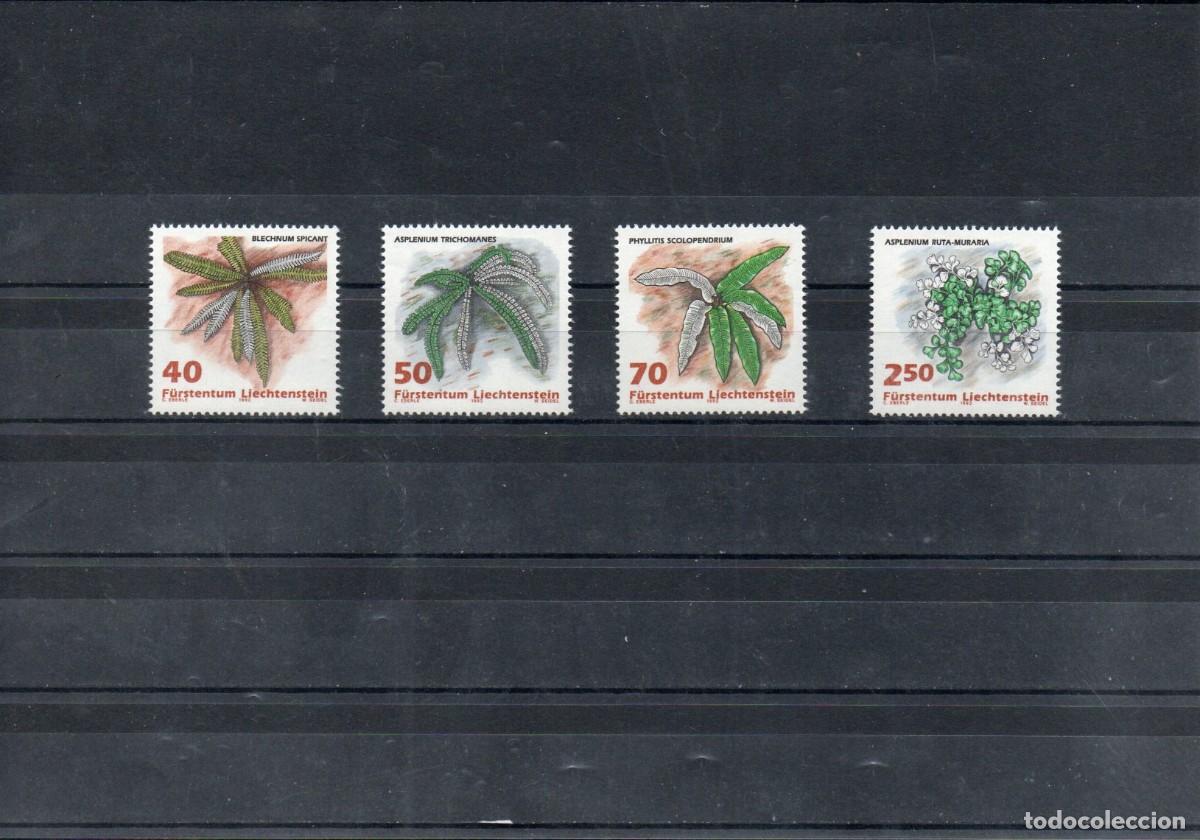 Sellos: LIECHTENSTEIN. FLORA. HELECHOS. - Foto 1