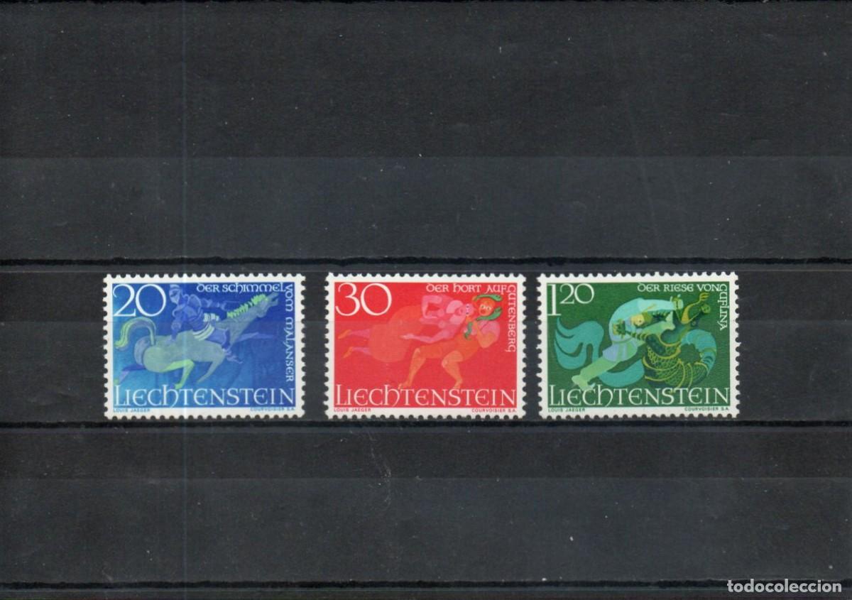 Sellos: LIECHTENSTEIN. LEYENDAS (I). - Foto 1