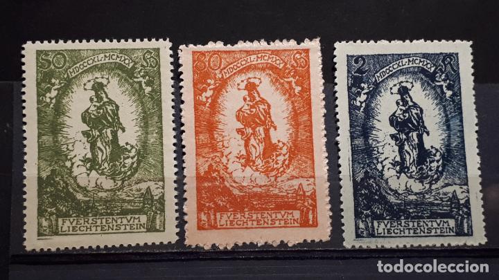 Sellos: LIECHTENSTEIN *. A&Ntilde;O 1920 YVERT 40/2. Cpta. - Foto 1