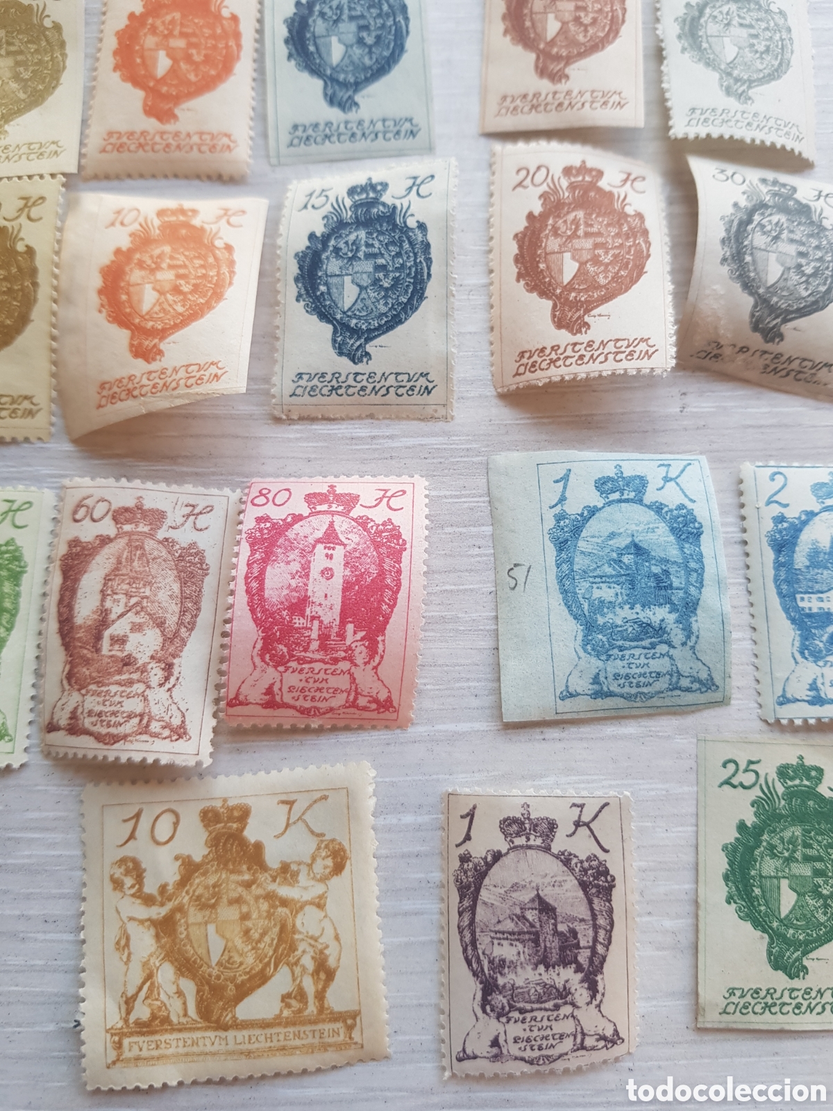 Sellos: Sellos Liechtenstein 1920 - Foto 3