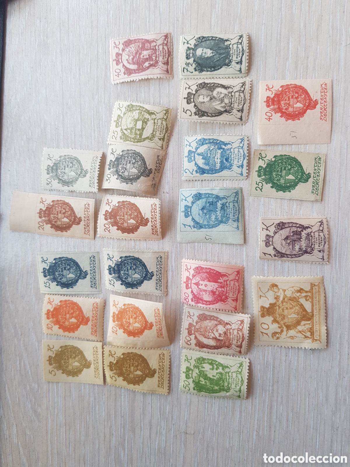 Sellos: Sellos Liechtenstein 1920 - Foto 1