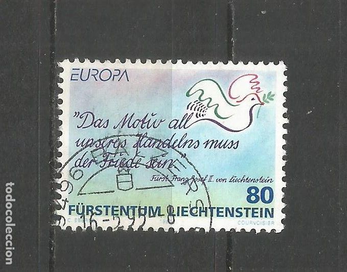 Sellos: LIECHTENSTEIN YVERT NUM. 1044 USADO - Foto 1